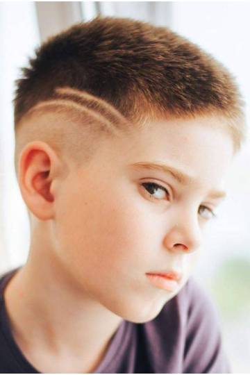 peluquería niños valencia corte a rayas